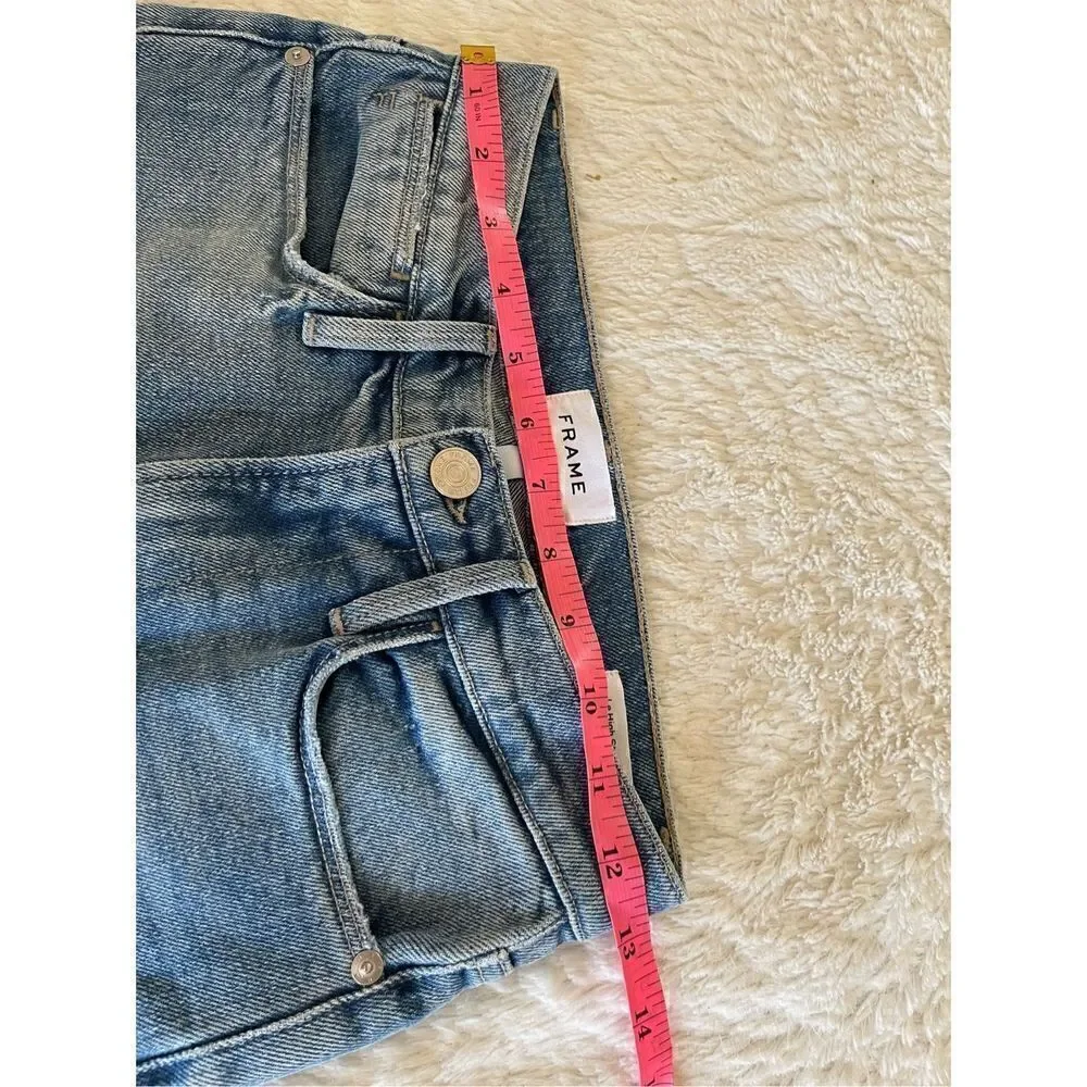 Frame le high straight jeans size 27